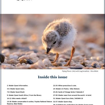 Wader Quest Volume 10 Issue 2 newsletter out now.